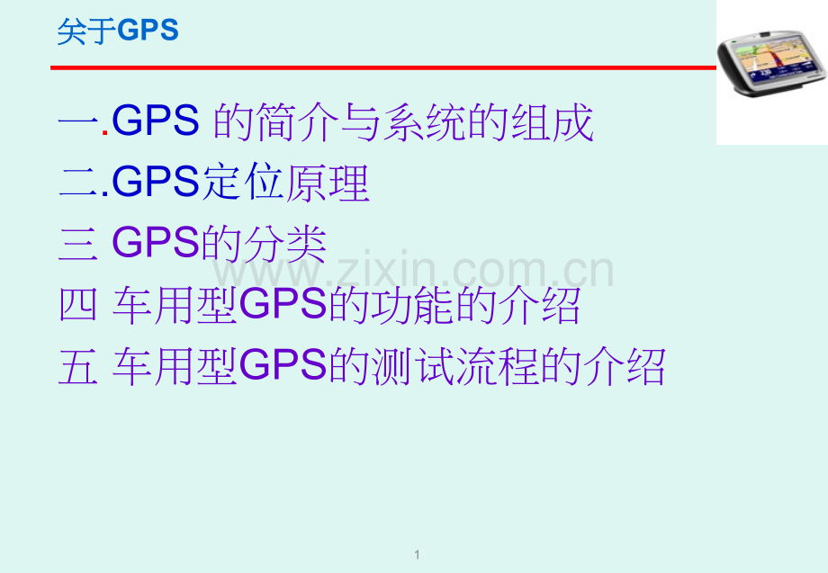 PND和GPS产品简介.pptx_第1页