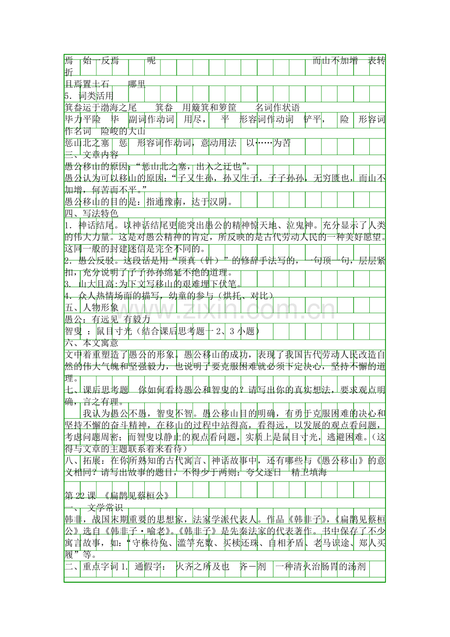 九年级语文上册第六单元总复习资料(语文版).docx_第3页