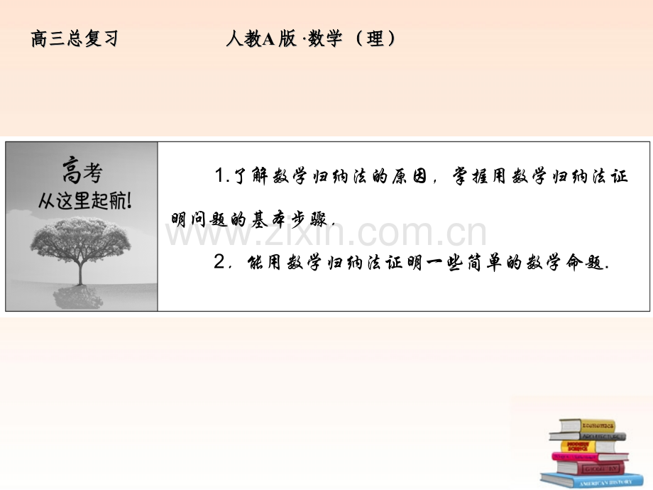 全套解析高三数学一轮复习67数学归纳法课件理新人教A版.pptx_第2页