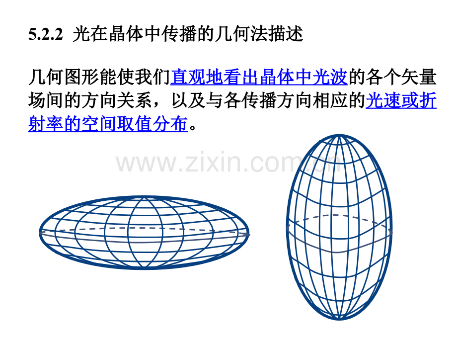 光在晶体中传播的几何法描述.pptx_第1页