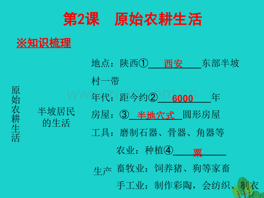 七年级历史上册原始农耕生活新人教版.pptx_第2页