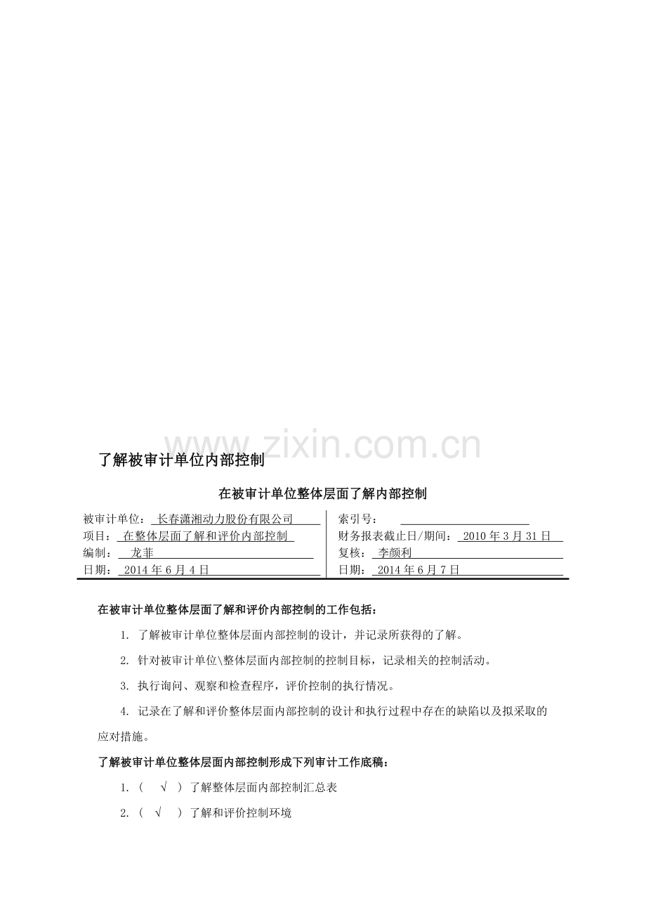 251在被审计单位整体层面了解内部控制.doc_第1页