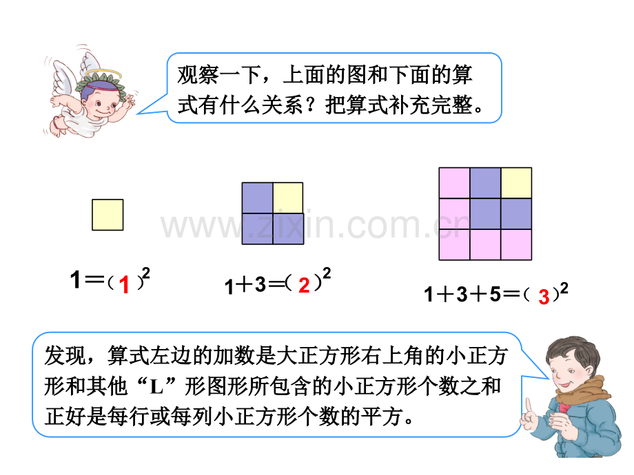 人教版六年级上册数学广角数与形教学.pptx_第3页