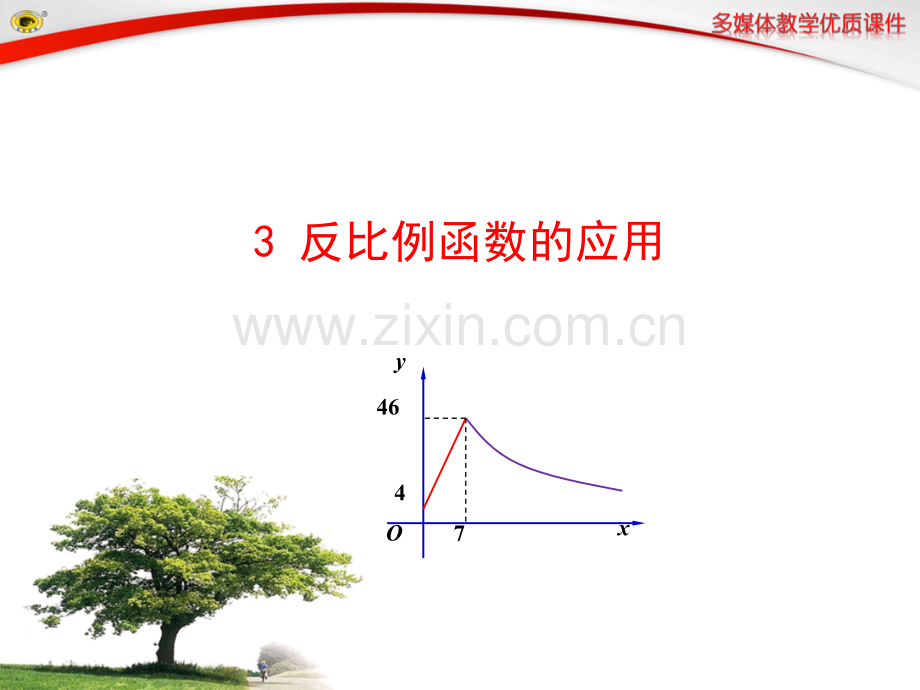 3反比例函数的应用2014北师大版九年级.pptx_第1页