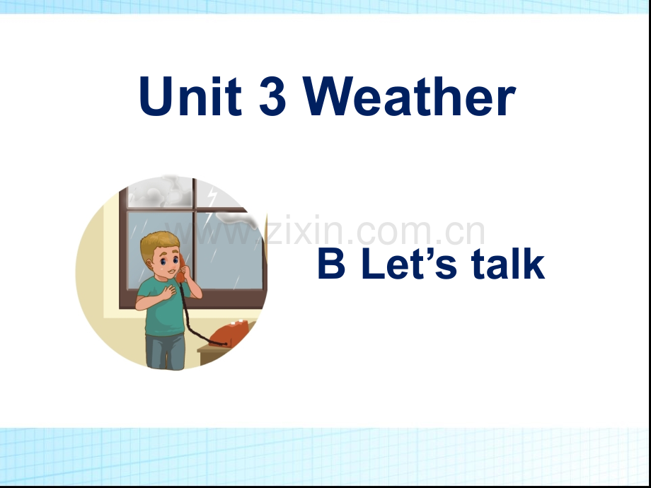 人教版pep四年级英语下册unit3weatherBlet'stalk公开课.pptx_第1页