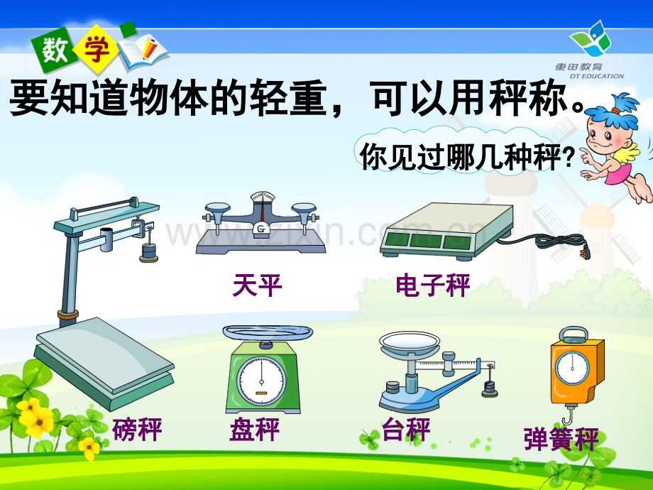 克和千克的认识课件.pptx_第1页