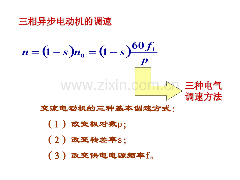 三相异步电动机的调速.pptx_第1页