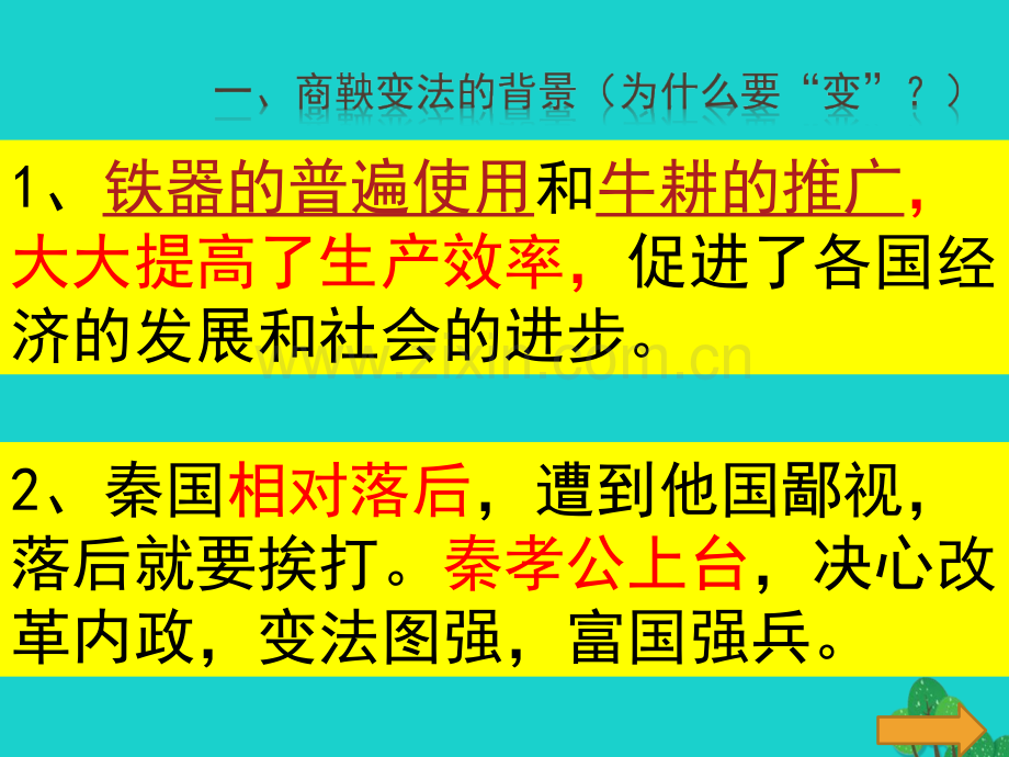 七年级历史上册第八课商鞅变法与秦国崛起川教版-PPT课件.pptx_第3页