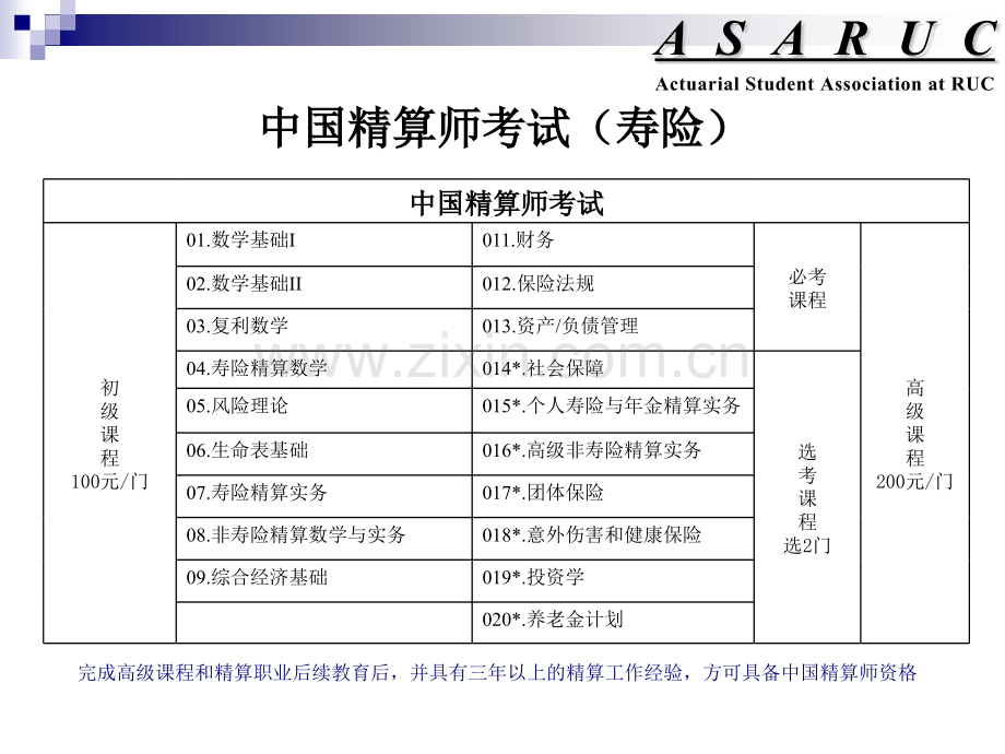 中国精算师考试交流.pptx_第2页