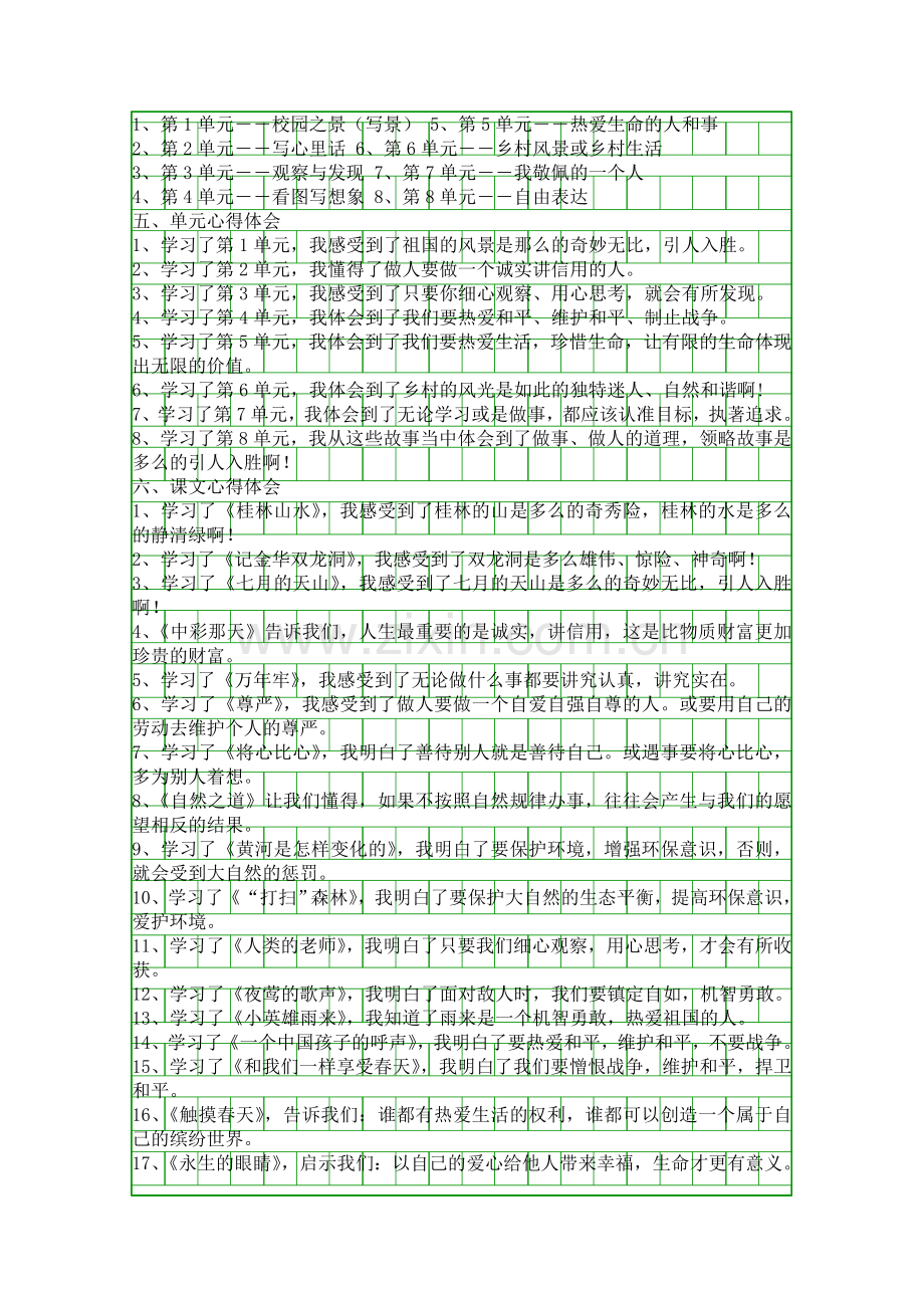 人教版四年级下册语文复习资料2.docx_第2页