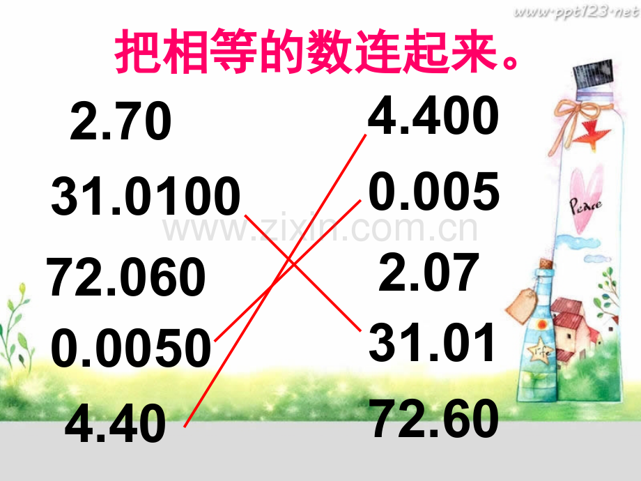 人教四年级下册小数的大小比较.pptx_第3页