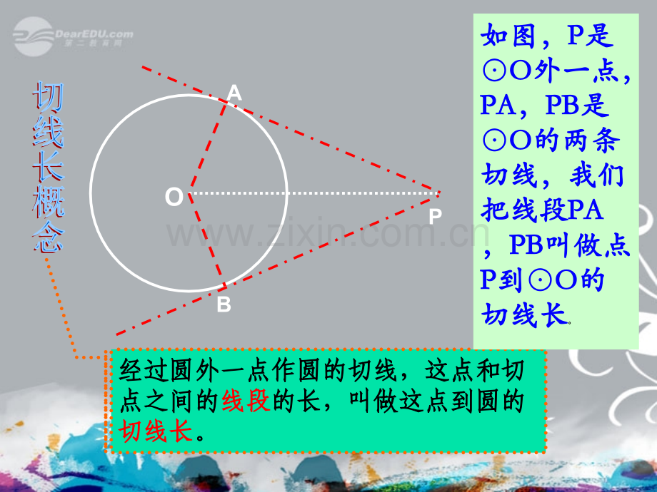 九年级数学上册242与圆有关的位置关系切线长新人教版.pptx_第3页