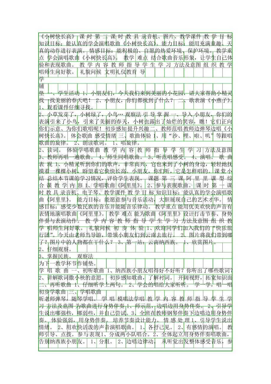 二年级上册音乐全册教案湘版.docx_第3页