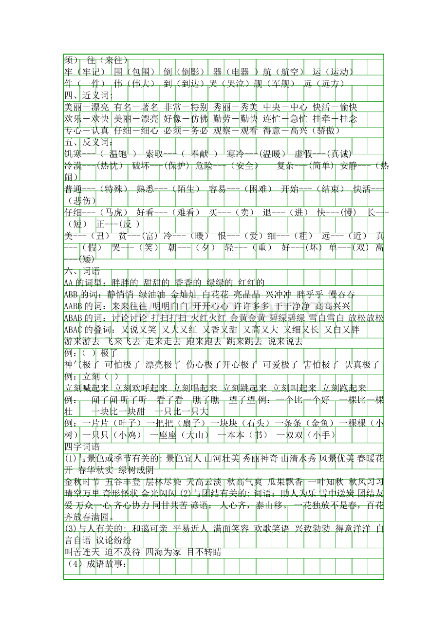 二年级上册语文期末知识点归纳总结.docx_第3页