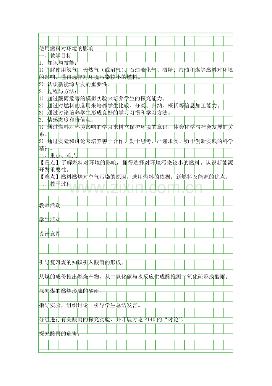 使用燃料对环境的影响.docx_第1页