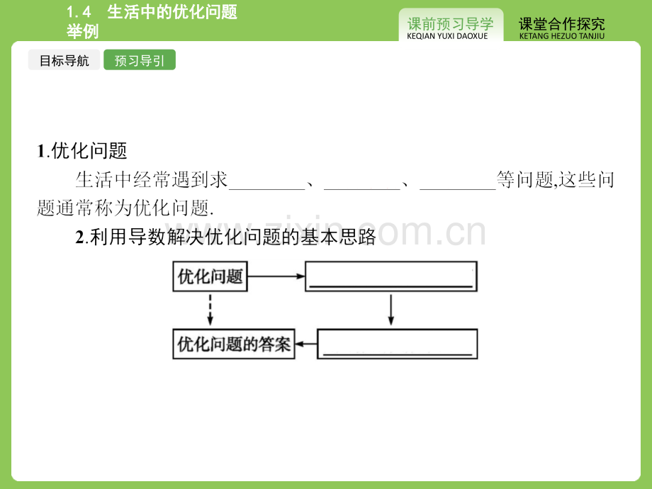 人教版2015高中数学选修2214生活中的优化问题举例.pptx_第3页