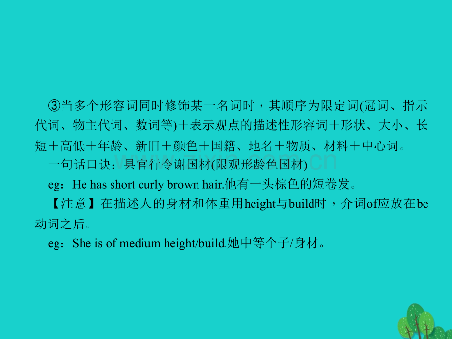 七年级英语下册Unit9Whatdoeshelooklike时GrammarFocus3d同步语法精讲精练课件新版.pptx_第3页