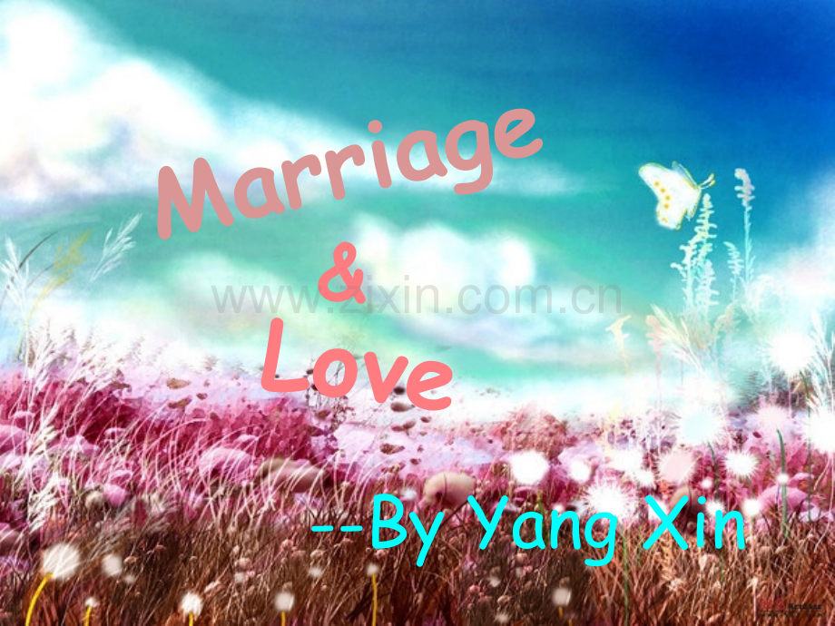 loveandmarriage爱情与婚姻.pptx_第1页