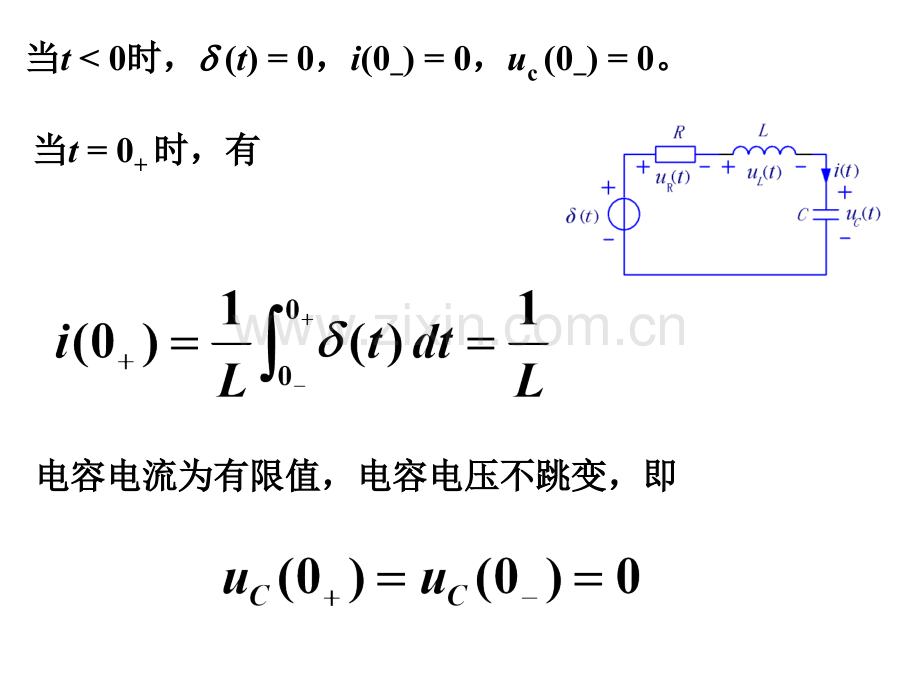 二阶电路的冲激响应.pptx_第1页