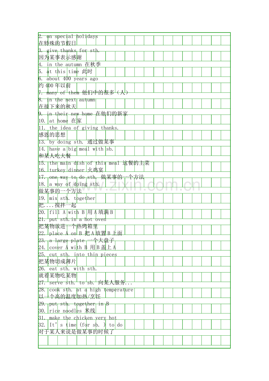 人教版八年级上册英语Units8词组总结.docx_第2页