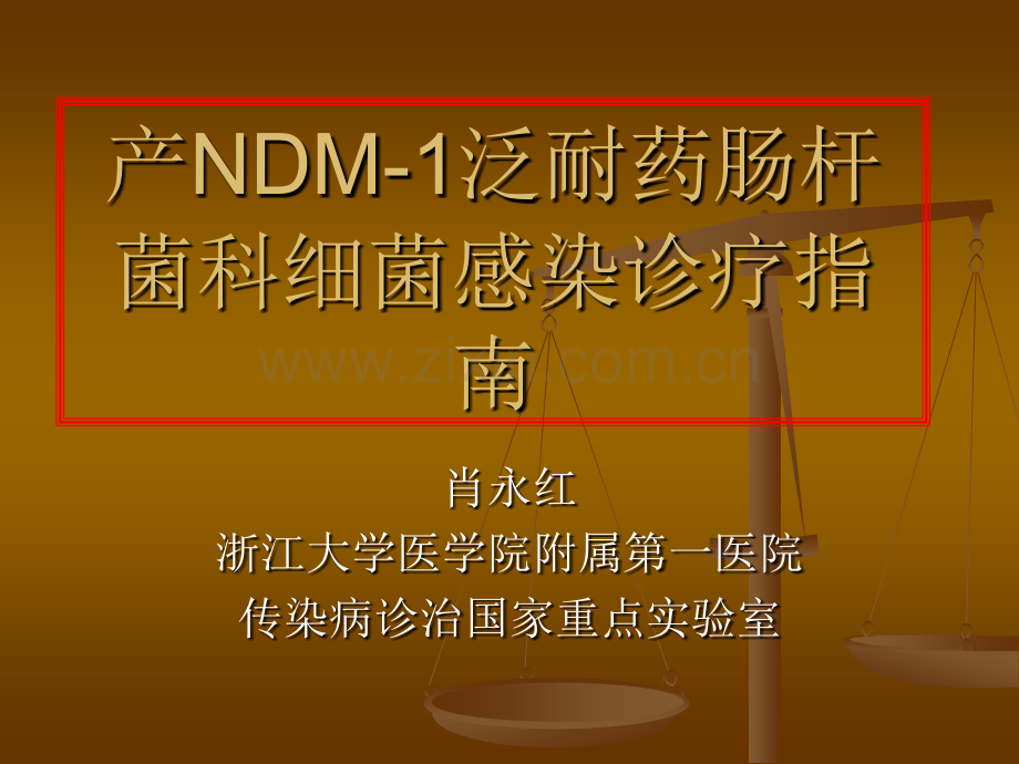 产NDM1泛耐药肠杆菌科细菌感染诊疗指南.pptx_第1页