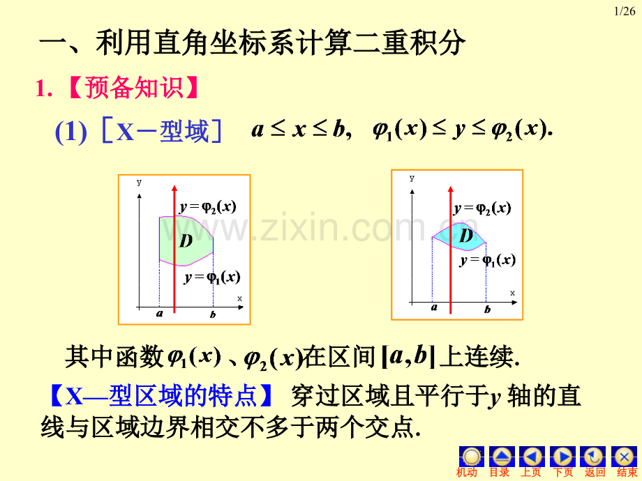 二重积分的计算法一.pptx_第1页