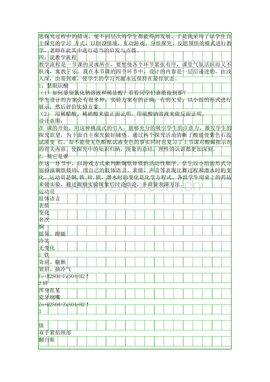 九年级酸的化学性质学案.docx_第2页