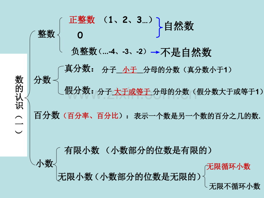 人教版六年级下册数学总复习数的认识.pptx_第1页