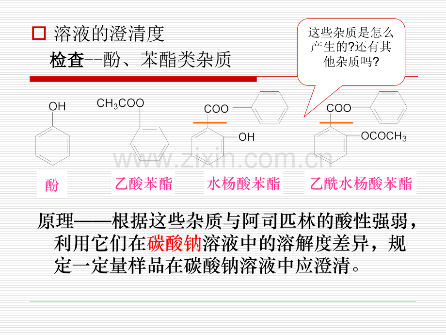 一阿司匹林中特殊杂质检查.pptx_第2页