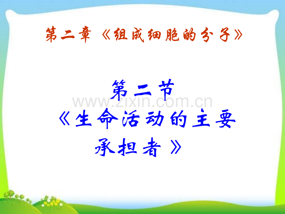 22生命活动的主要承担者新人教版必修.pptx_第2页