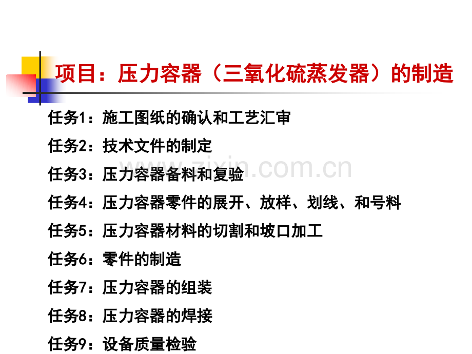 任务1施工图纸识读化工设备制造工艺3次课.pptx_第1页