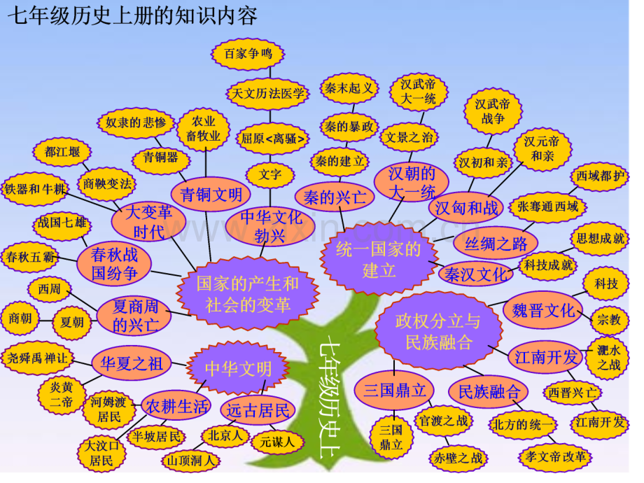 七年级历史上册知识树.pptx_第3页