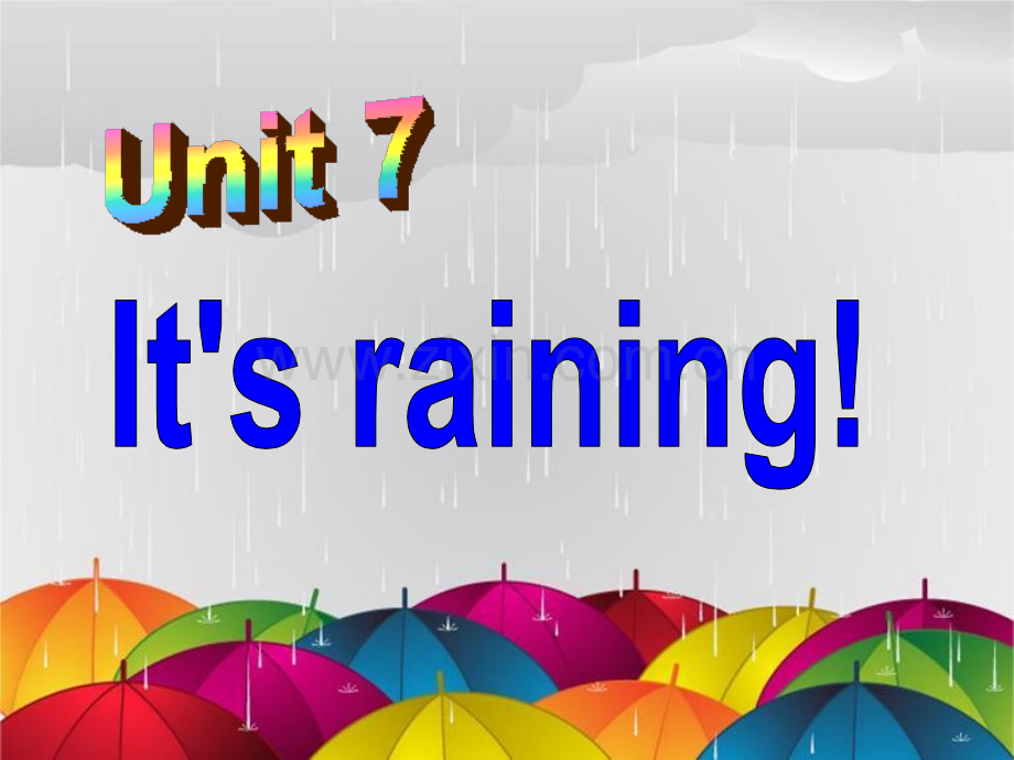 人教版初中英语Unit7It'srainingppt课件.pptx_第1页