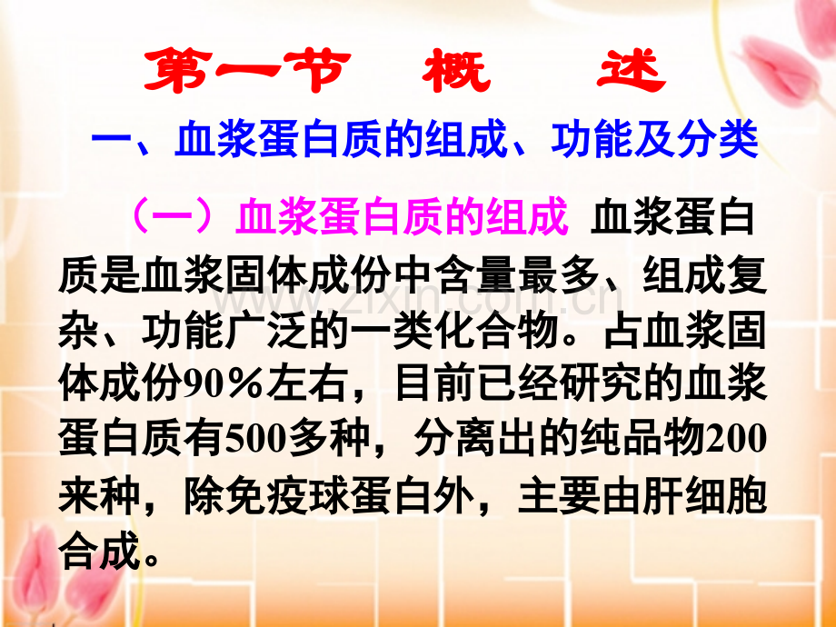 一血浆蛋白质的组成功能及分类一血浆蛋白质的组成.pptx_第2页