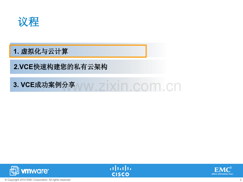 中文PPT思科-vmware-emc.pptx_第2页