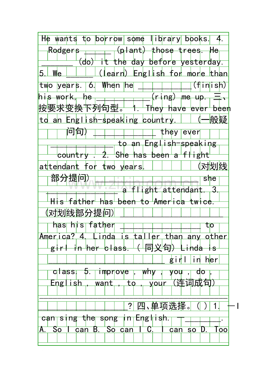 Have-you-ever-been-to-an-amusement-park测试题及答案.docx_第2页