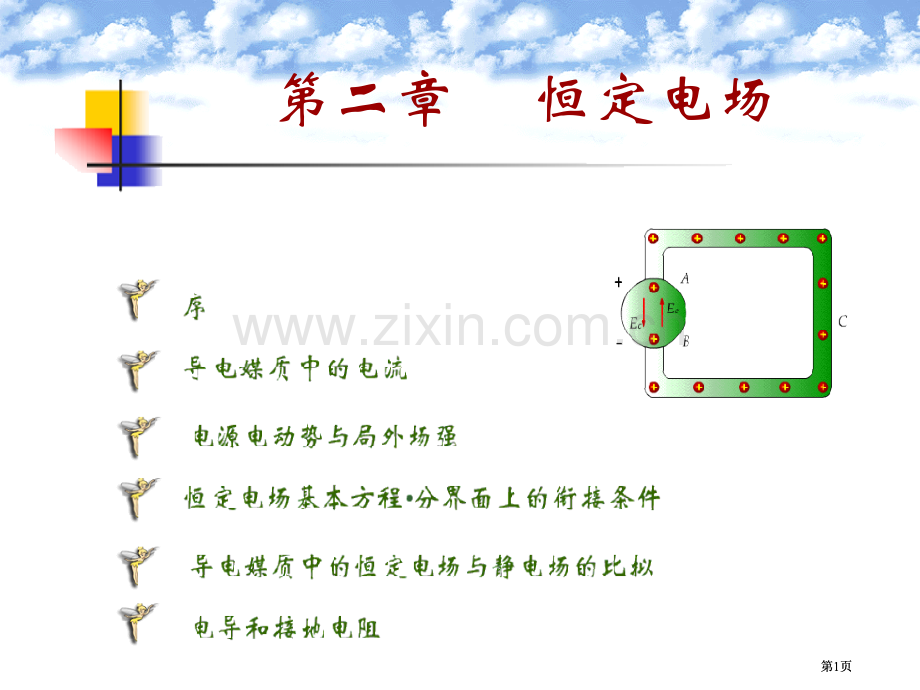 电磁场教案恒定电场公开课一等奖优质课大赛微课获奖课件.pptx_第1页