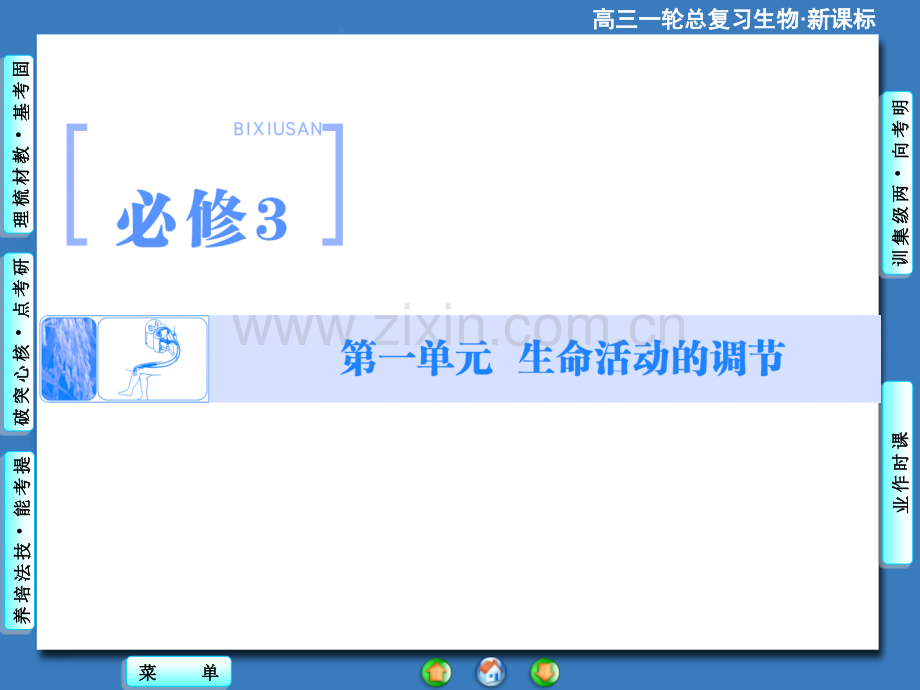 2015课堂新坐标高考生物大一轮复习配套必修3人体内环境和稳态.pptx_第1页