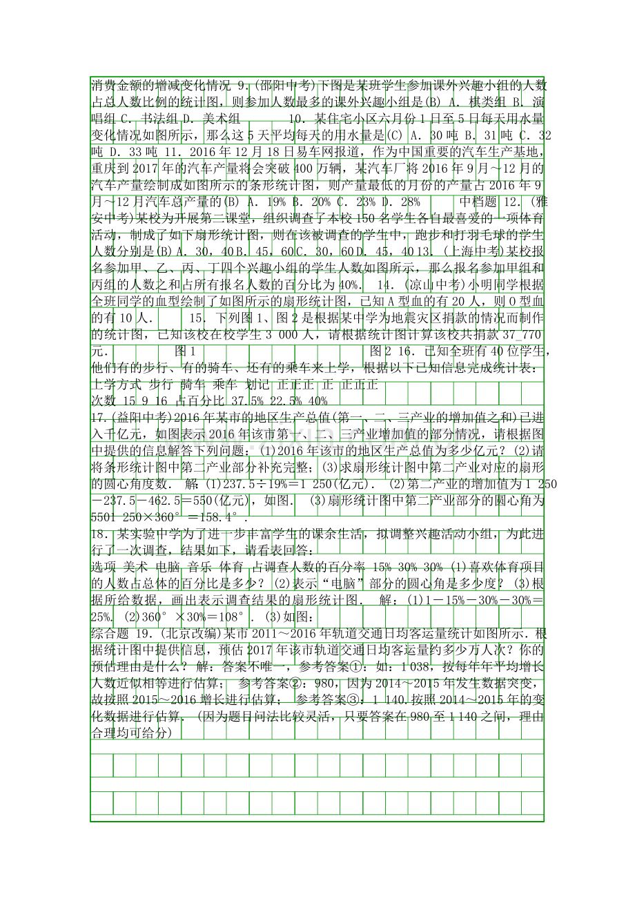 2017七年级数学下101统计调查时全面调查练习题人教版含答案.docx_第2页