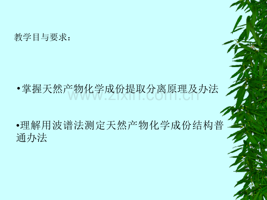 天然产物化学分离公开课一等奖优质课大赛微课获奖课件.pptx_第2页