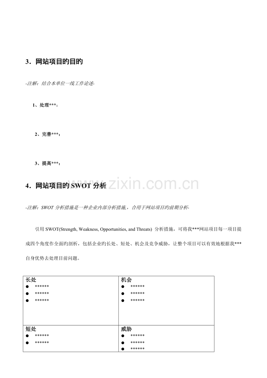 网站项目立项申请报告WORD模板.doc_第3页