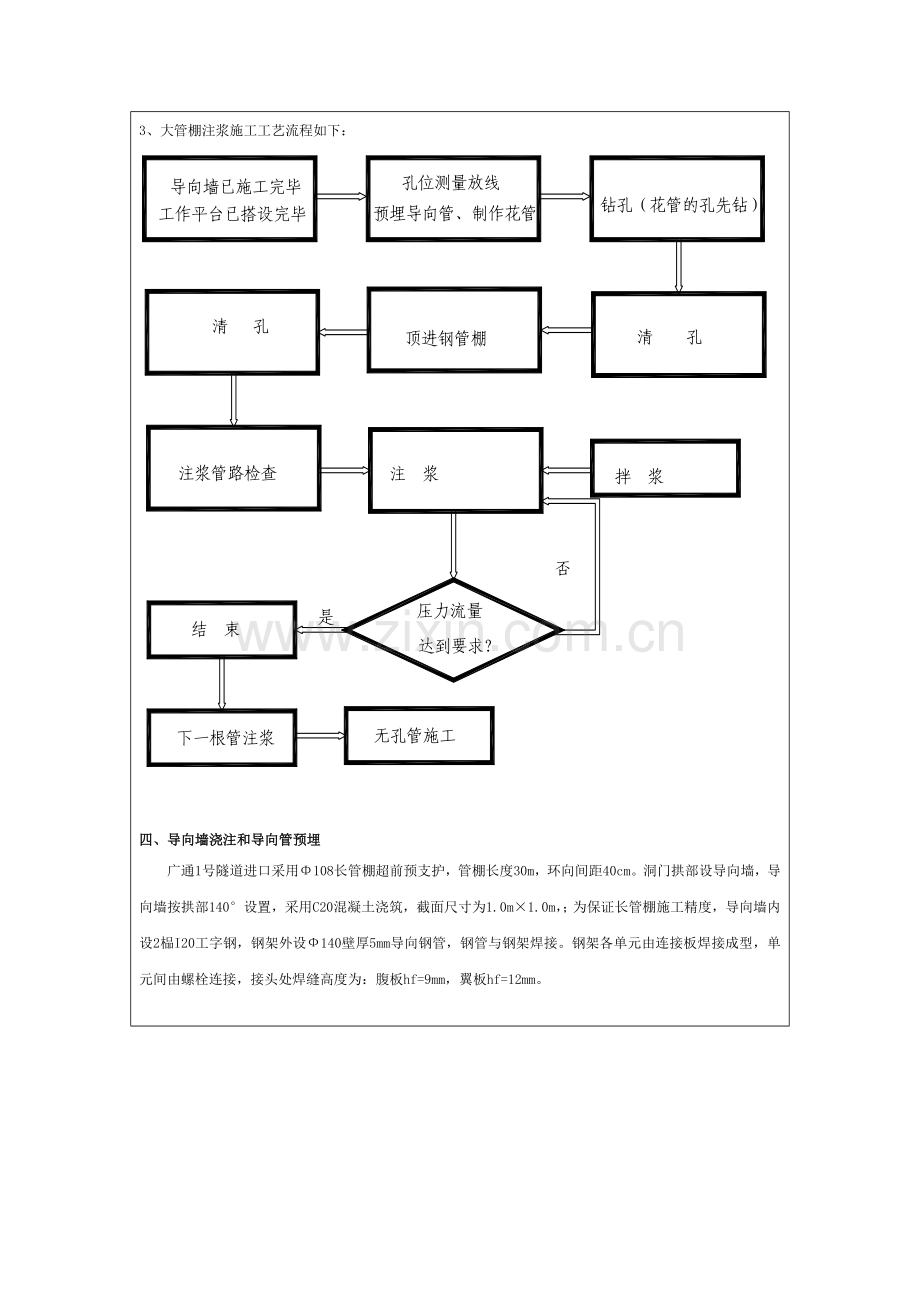 隧道导向墙和大管棚技术交底模板.doc_第3页