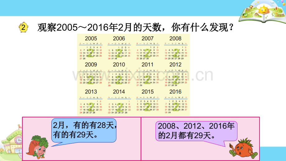 16认识平年和闰年.pptx_第3页