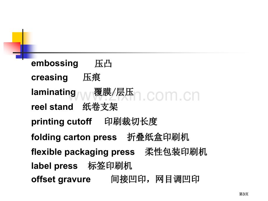 当代印刷专业英语三全公开课一等奖优质课大赛微课获奖课件.pptx_第3页