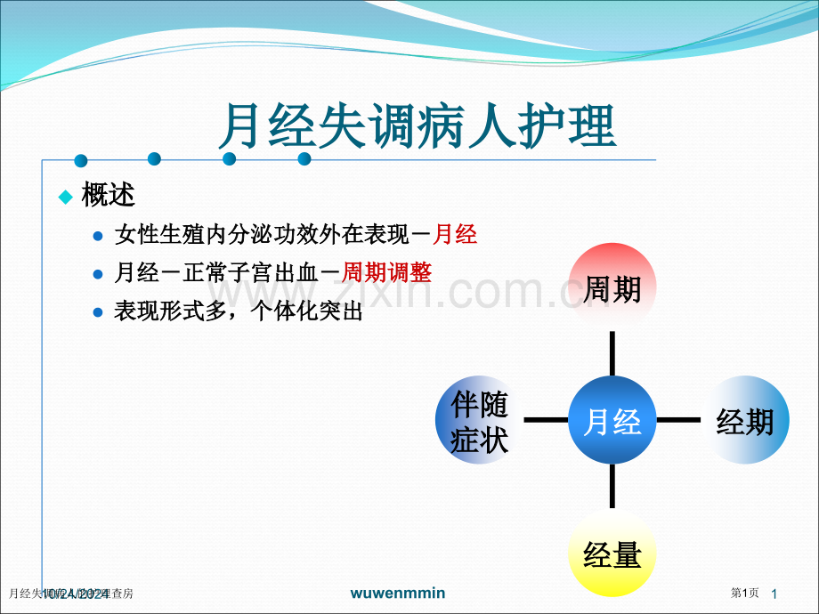 月经失调病人的护理查房专家讲座.pptx_第1页