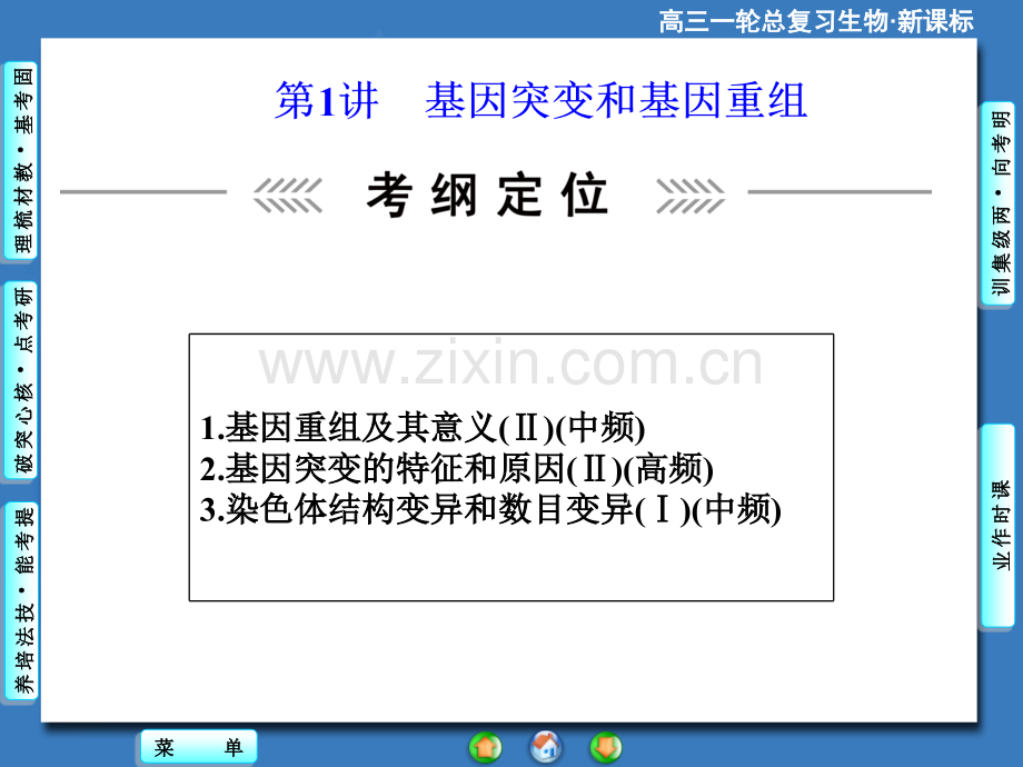 2015高考生物大一轮复习配套必修2基因突变和基因重组.pptx_第2页