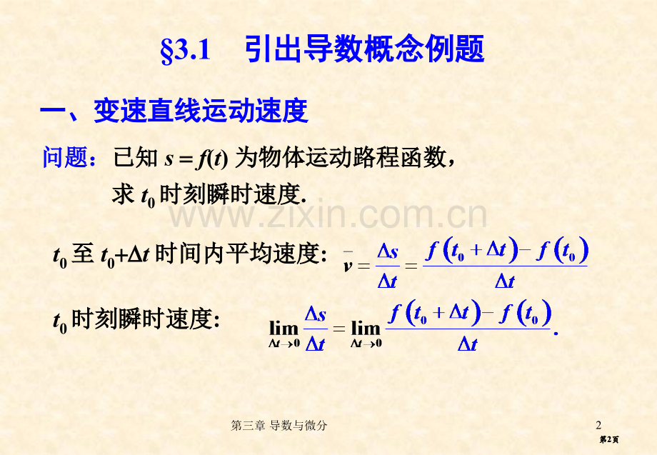 微积分导数与微分公开课一等奖优质课大赛微课获奖课件.pptx_第2页