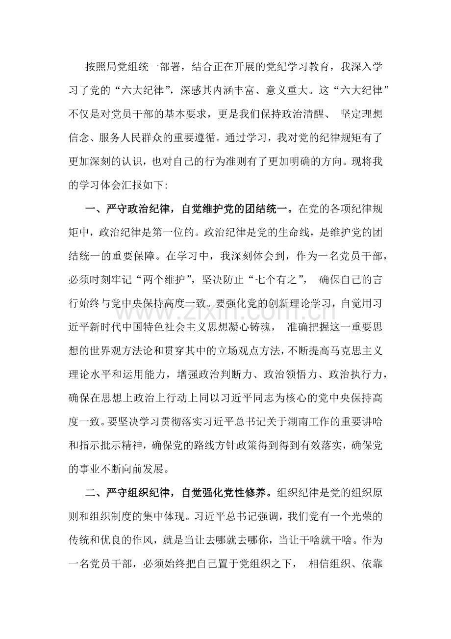 2篇稿：理论学习中心组围绕“工作纪律”专题研讨发言稿2024年.docx_第3页