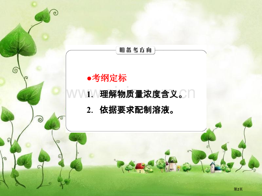 物质的量在化学实验中的应用公开课一等奖优质课大赛微课获奖课件.pptx_第2页