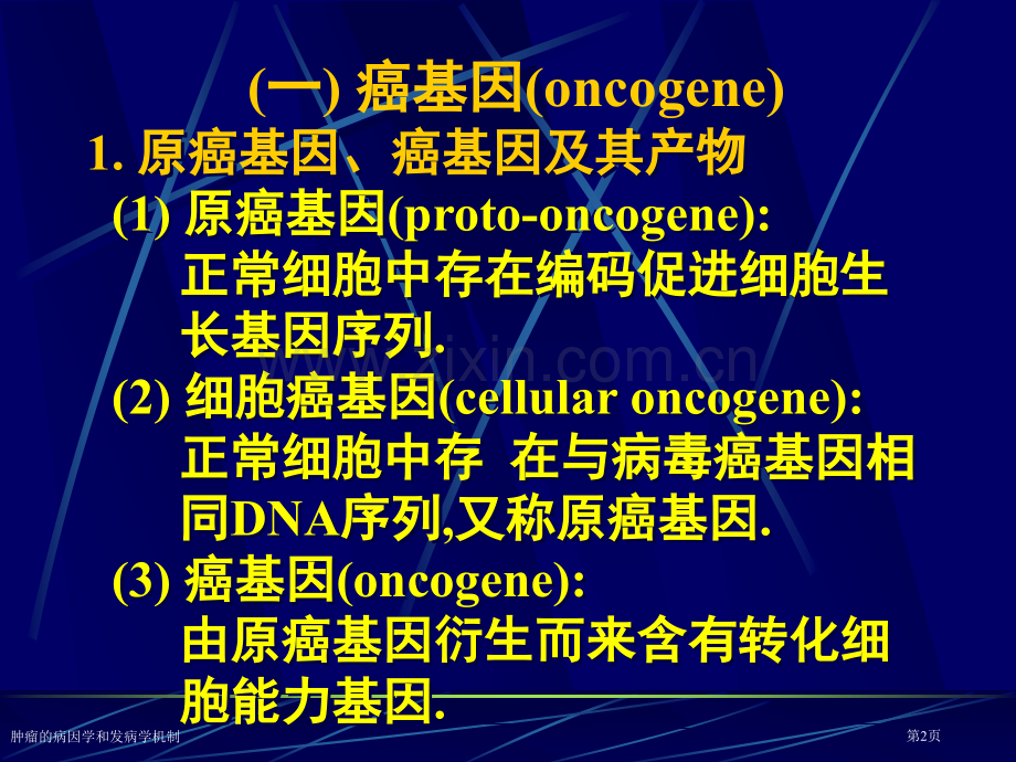 肿瘤的病因学和发病学机制专家讲座.pptx_第2页